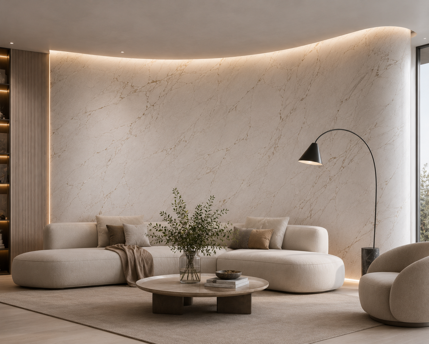 Гибкая керамика под мрамор Alpine Floor 1